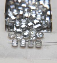 6x8mm 5105 - rare rectangular Crystal Comet Argent Swarovski crystal bead 6/24/72/144/288 Pieces vintage findings, Premium Materials