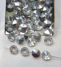 10mm SWAROVSKI 5102 Rivoli Crystal Beads in Crystal Comet Argent 2/4/24/72/144 Pieces PREMIUM Materials