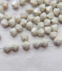 7mm Vintage Swarovski Ivory Opaque Bicone beads Cuts 12/36/72/144 Pieces Premium Materials