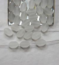 Vintage Swarovski 13X8 mm MATT Crystal Swarovski Elements  6/12/36 Pieces, vintage findings