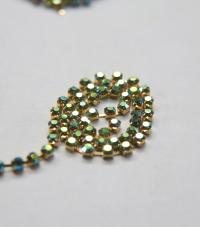 12SS Swarovski Vintage Rhinestone Chain in Black Diamond AB 3mm 0.5/1/2/5 Meters Wedding Bridal Supplies|Jewelry Making|Decoration, vintage