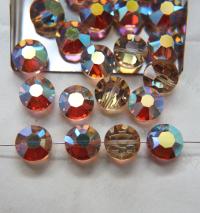 12mm Swarovski 5100 vintage round and slightly flattened crystal beads (21 Colors) Aurore Boreale 2/6/12/36/72/144 Pieces Vintage beads