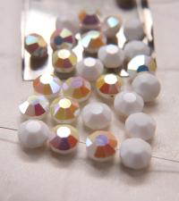 12mm Swarovski 5100 vintage round and slightly flattened crystal beads (21 Colors) Aurore Boreale 2/6/12/36/72/144 Pieces Vintage beads