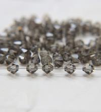 7mm Black Diamond Bicone beads Cuts 12/36/72/144/288 Pieces (215) Premium Materials