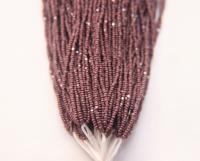 13/0 Hanks Charlotte Cut Beads 33040 Opaque Dark Amethyst 1/5/25/50/100 Hanks 1.6mm glass beads, jewelry supply, findings, craft supply