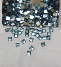 Swarovski Aquamarine Comet 2400 Square Flat Back Crystal 24/72/144/432/720 Pieces Nail art decoration, craft supplies, wedding decorations