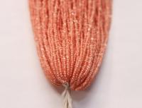 11/0 Hanks Charlotte Cut Beads Crystal Vintage Rose Lined 1/5/25/50/100 Hanks PREMIUM SEED BEADS, Native Supplies
