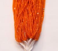 13/0 Hanks Charlotte Cut Beads 90000 Transparent Light Orange 1/5/25/50/100 Hanks 1.6mm glass beads, jewelry supply, findings, craft supply