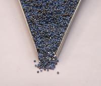 13/0 Charlotte Cut Beads Patina Opaque Light Blue Gun Metal 5/10/20/50/250/500 Grams craft supplies, jewelry making, embroidery materials