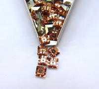 8mm Swarovski 3400 Square Lochrosen (3400) - 8 Colors 6/24/72/144 Pieces PREMIUM Vintage Materials
