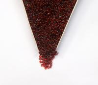 11/0 True cuts Charlotte Beads Red Green Lined 10/20/50/250/500 Grams PREMIUM SEED BEADS, Native Supply