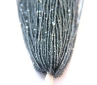 11/0 Hanks Charlotte true Cut Beads MATT Black Diamond 1/5/25/50/100 Hanks 2.0mm jewellery rare PREMIUM beads, jewelry supply, Native Supply