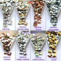 8mm Swarovski 3400 Square Lochrosen (3400) - 8 Colors 6/24/72/144 Pieces PREMIUM Vintage Materials