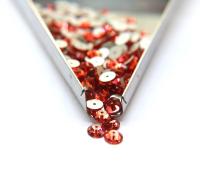 7 MM Swarovski Padpardscha / Light Topaz Xillion Lochrose Sew-on STONES 3128 12/24/36/72/144 Pieces, embroidery materials, wedding