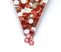 7 MM Swarovski Padpardscha / Light Topaz Xillion Lochrose Sew-on STONES 3128 12/24/36/72/144 Pieces, embroidery materials, wedding