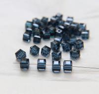 Swarovski 5601 Cube Bead 6mm wedding decorations jewelry supplies vintage craft supply
