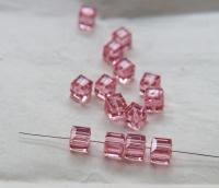 Swarovski 5601 Cube Bead 6mm wedding decorations jewelry supplies vintage craft supply