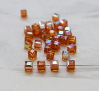 Swarovski 5601 Cube Bead 6mm wedding decorations jewelry supplies vintage craft supply