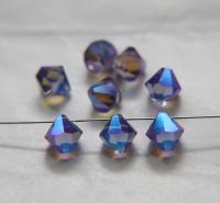 8mm Swarovski Elements 6301 Top Drilled Bicone Pendants 6/24/72/144 Pieces, jewelry making, vintage findings, Premium Materials