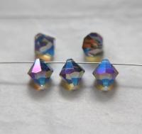 8mm Swarovski Elements 6301 Top Drilled Bicone Pendants 6/24/72/144 Pieces, jewelry making, vintage findings, Premium Materials
