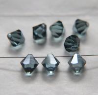 8mm Swarovski Elements 6301 Top Drilled Bicone Pendants 6/24/72/144 Pieces, jewelry making, vintage findings, Premium Materials