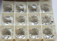18mm Swarovski Vintage Crystal unfoiled 2/6 Pieces PREMIUM MATERIALS