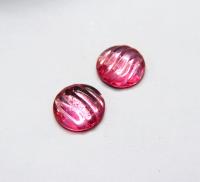 Swarovski 18 mm Vintage Rose Foiled Flat Back Round Cabochon 2/6 Pieces