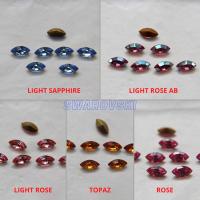 8x4 mm Vintage Swarovski fancy Navette in 5 Colors (393) 36/72/144 Pieces Jewery making stones gemstones, fancy opal stones