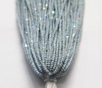 13/0 Hanks Charlotte Cut Beads Patina Pale Blue Opaque Aurore Boreale 1/5/25/50/100 Hanks 1.6mm glass beads, jewelry supply, findings