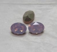Vintage Swarovski 14x10 mm Rose Water Opal (395) Oval Shape 4128/4100 Premier Crystal Rhinestones gemstones