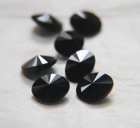 Vintage Swarovski 14x10 mm Jet Oval Rivoli Shape 4122 Premier Crystal Rhinestones 6/12/36/72/144 Pieces gemstones