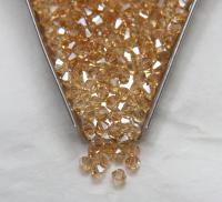 4mm Swarovski Crystal Champagne Silver Shade Bicones Beads 36/72/144/432/720 Pieces PREMIUM MATERIALS,embroidery materials, jewelry supplies