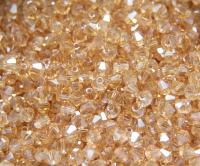4mm Swarovski Crystal Champagne Silver Shade Bicones Beads 36/72/144/432/720 Pieces PREMIUM MATERIALS,embroidery materials, jewelry supplies