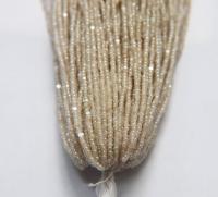13/0 Hanks Charlotte Cut Beads Light Pearl Beige 2X 1/5/25/50/100 Hanks 1.6mm glass beads, native jewelry supply, findings