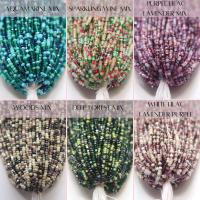 11/0 Hanks Charlotte Cut Beads in Designer Mix (13 Colors) 1/5/25/50/100 Hanks 2mm jewellery beads soup, jewelry supply, native supply