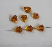 5400 Vintage 11X10 mm Swarovski crystal bead cone shape (4 Colours) Swarovski Elements  6/12/36 Pieces, jewelry making