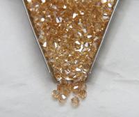4mm Swarovski Crystal Champagne Silver Shade Bicones Beads 36/72/144/432/720 Pieces PREMIUM MATERIALS,embroidery materials, jewelry supplies