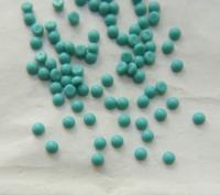 4mm Swarovski Vintage Flat Back round Cabochon Cabs in Opaque Aqua Green unfoiled Made in Austria 36/72/288/720  Pieces