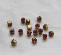 Swarovski 14 SS Vintage Crown Prong Settings in (5 Colours) 36/72/144/432 Pieces jewelry supplies, strass embellishments, vintage rare
