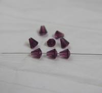 5400 Vintage 7x8 mm Swarovski crystal bead cone shape (4 Colours) Swarovski Elements 2/6/12/36 Pieces, jewelry making