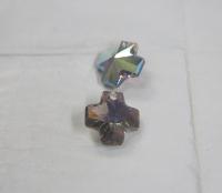 20mm SWAROVSKI 6866 Cross Crystal Pendant Fancy Crystal drop in (7 Colours) 1/2/6 Pieces vintage findings