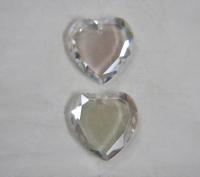 28 MM Swarovski Crystal Heart Pendant Beads 6225 Crystal drops in (4 Colours) vintage findings, jewelry making