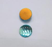 Swarovski 18 mm Vintage Rose Foiled Flat Back (7 Colours) Round Cabochon 2/6 Pieces