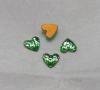 Swarovski 10 mm Article # 2893/4 Vintage Flat Back Heart Cabochon Cabs (4 colors) 2/6/12/36 pieces home decorations / jewelry making