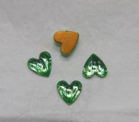 Swarovski 10 mm Article # 2893/4 Vintage Flat Back Heart Cabochon Cabs (4 colors) 2/6/12/36 pieces home decorations / jewelry making