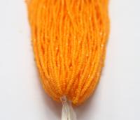 11/0 Hanks Charlotte Cut Beads Light Orange Opal 1/5/25/50/100 Hanks 2.0mm jewellery rare glass beads, jewelry supply, Native supply