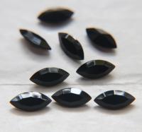 15x7 mm Swarovski fancy Jet Unfoiled 6/24 Pieces Jewery making stones gemstones, fancy opal stones