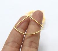 Brass Charms, Beading Supplies vintage supply, wire craft supply, jewelry 25/75/150/500 Pieces