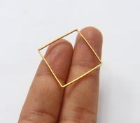 Brass Charms, Beading Supplies vintage supply, wire craft supply, jewelry 25/75/150/500 Pieces