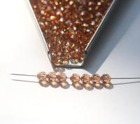 5mm Swarovski Elements Article 5000 Light Smoked Topaz Faceted Round Beads 6/12/36/172/44/288/720 Pieces